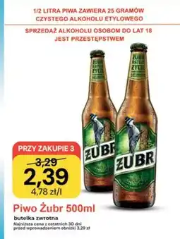 Społem Piwo Żubr oferta