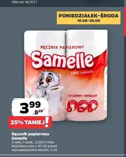 Netto Ręcznik papierowy Samelle oferta