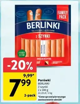 Intermarche Parówki Berlinki oferta
