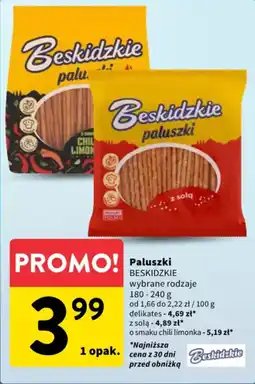 Intermarche Paluszki BESKIDZKIE wybrane rodzaje oferta