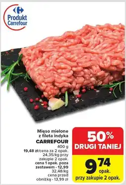 Carrefour Market Mięso mielone z fileta indyka Carrefour oferta