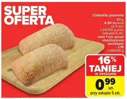 Carrefour Market Ciabatta pszenna Carrefour Market oferta
