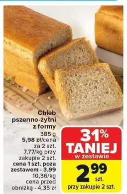 Carrefour Chleb pszenno-żytni z formy Carrefour oferta