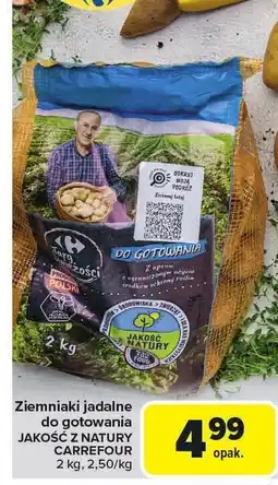 Carrefour Ziemniaki jadalne do gotowania JAKOŚĆ Z NATURY CARREFOUR oferta