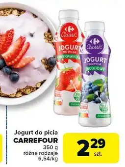Carrefour Market Jogurt do picia Carrefour oferta