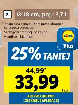 Lidl Florina Garnek emaliowany 18 cm oferta
