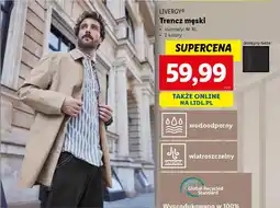 Lidl LIVERGY Trencz męski oferta