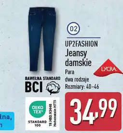 ALDI UP2FASHION Jeansy damskie oferta