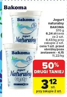 Carrefour Jogurt naturalny BAKOMA oferta