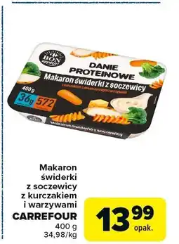 Carrefour Market Makaron świderki z soczewicy z kurczakiem i warzywami Carrefour oferta