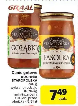 Carrefour Danie gotowe KUCHNIA STAROPOLSKA GRAAL oferta