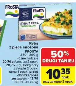 Carrefour Ryba z pieca mrożona FROSTA oferta