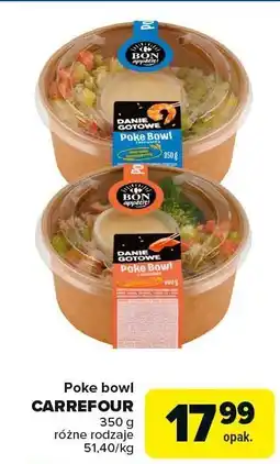 Carrefour Market Danie gotowe poke bowl Carrefour różne rodzaje oferta