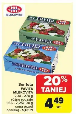 Carrefour Ser feta Favita Mlekovita oferta