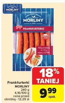 Carrefour Parówki frankfurterki Morliny oferta