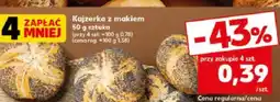 Kaufland Kajzerka z makiem Kaufland oferta
