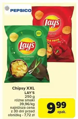 Carrefour Chipsy Lay's XXL oferta