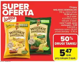 Carrefour Chipsy Wiejskie Ziemniaczki Lorenz oferta