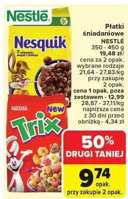 Carrefour Płatki śniadaniowe Nestle oferta