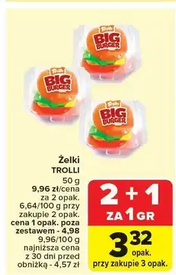 Carrefour Żelki Trolli oferta