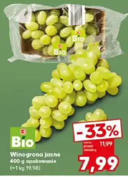 Kaufland Winogrona Bio jasne K-Bio oferta
