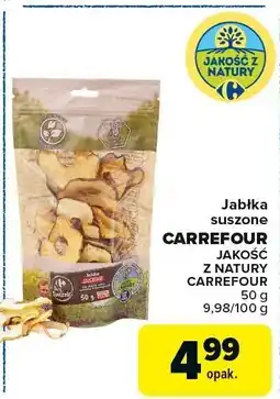 Carrefour Jabłka suszone Carrefour Jakość z Natury oferta