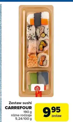Carrefour Sushi Zestaw Carrefour różne rodzaje oferta