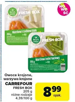 Carrefour Owoce krojone, warzywa krojone Carrefour Fresh Box różne rodzaje oferta