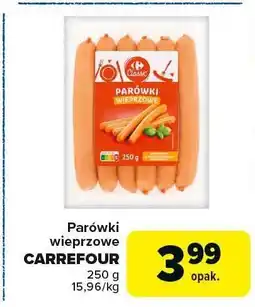 Carrefour Parówki wieprzowe Carrefour oferta