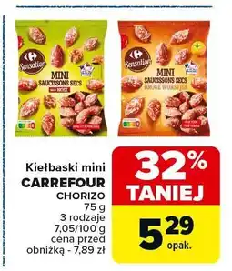 Carrefour Kiełbaski mini Carrefour Chorizo oferta