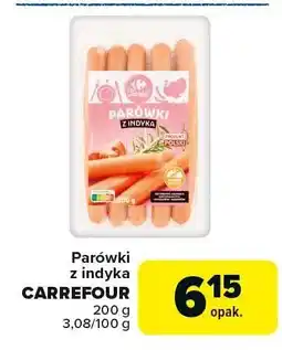 Carrefour Parówki z indyka Carrefour oferta
