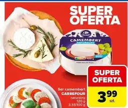 Carrefour Ser camembert Carrefour naturalny oferta