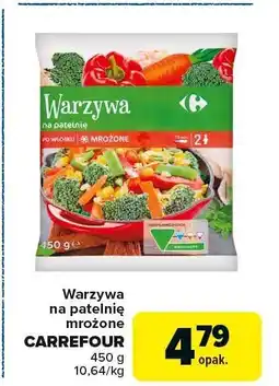 Carrefour Warzywa na patelnię mrożone Carrefour oferta
