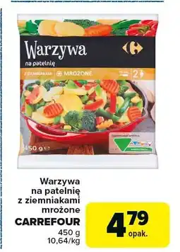 Carrefour Warzywa na patelnię z ziemniakami mrożone Carrefour oferta