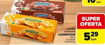 Carrefour Ciastka z kremem Carrefour oferta
