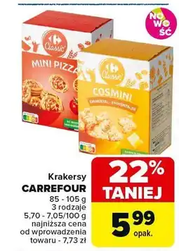 Carrefour Krakersy Carrefour oferta