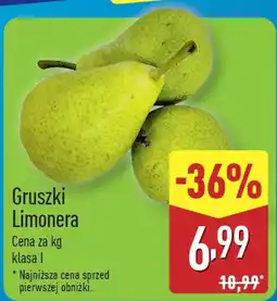 ALDI Gruszki Limonera oferta