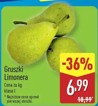 ALDI Gruszki Limonera oferta