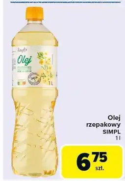 Carrefour Olej rzepakowy Simply oferta