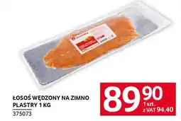 Selgros Łosoś wędzony na zimno plastry oferta