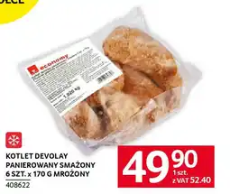 Selgros Kotlet devolay panierowany smażony mrożony oferta