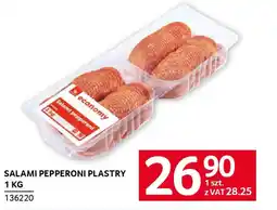 Selgros Salami pepperoni plastry oferta