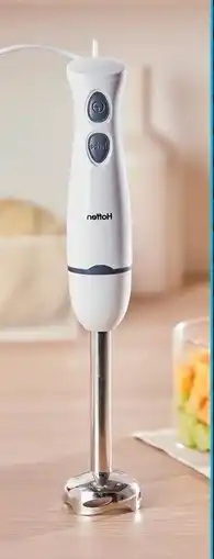 Biedronka Blender ręczny 300 w biały Hoffen oferta