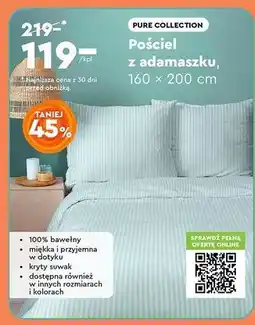 Komplet pościeli z adamaszku 160 x 200 cm Pure Collection