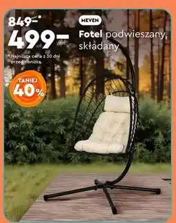 Biedronka Fotel podwieszany składany Meven oferta