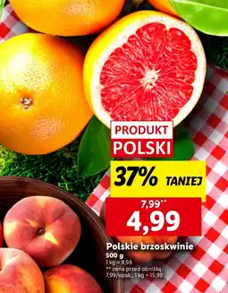 Lidl Brzoskwinie polskie Lidl oferta