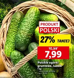 Lidl Ogórki gruntowe polskie Lidl oferta