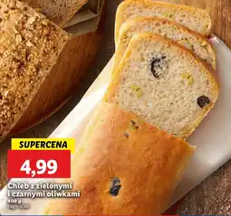 Lidl Chleb z zielonymi i czarnymi oliwkami Piekarnia Lidla oferta