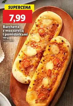 Lidl Barchetta z mozzarellą i pomidorkami Piekarnia Lidla oferta