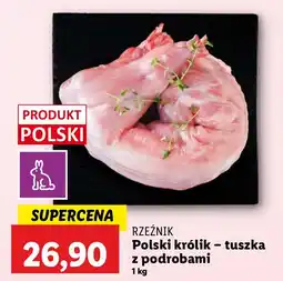 Lidl Polski królik - tuszka z podrobami Rzeźnik oferta